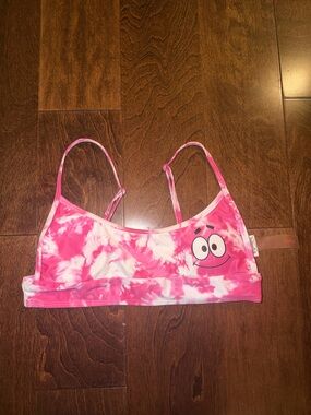 Nickelodeon SpongeBob Squarepants Pink Tie-Dye Patrick Bikini Top